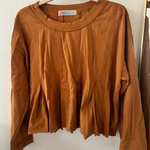 Free People Beach Friday Pullover Inca Gold (M)